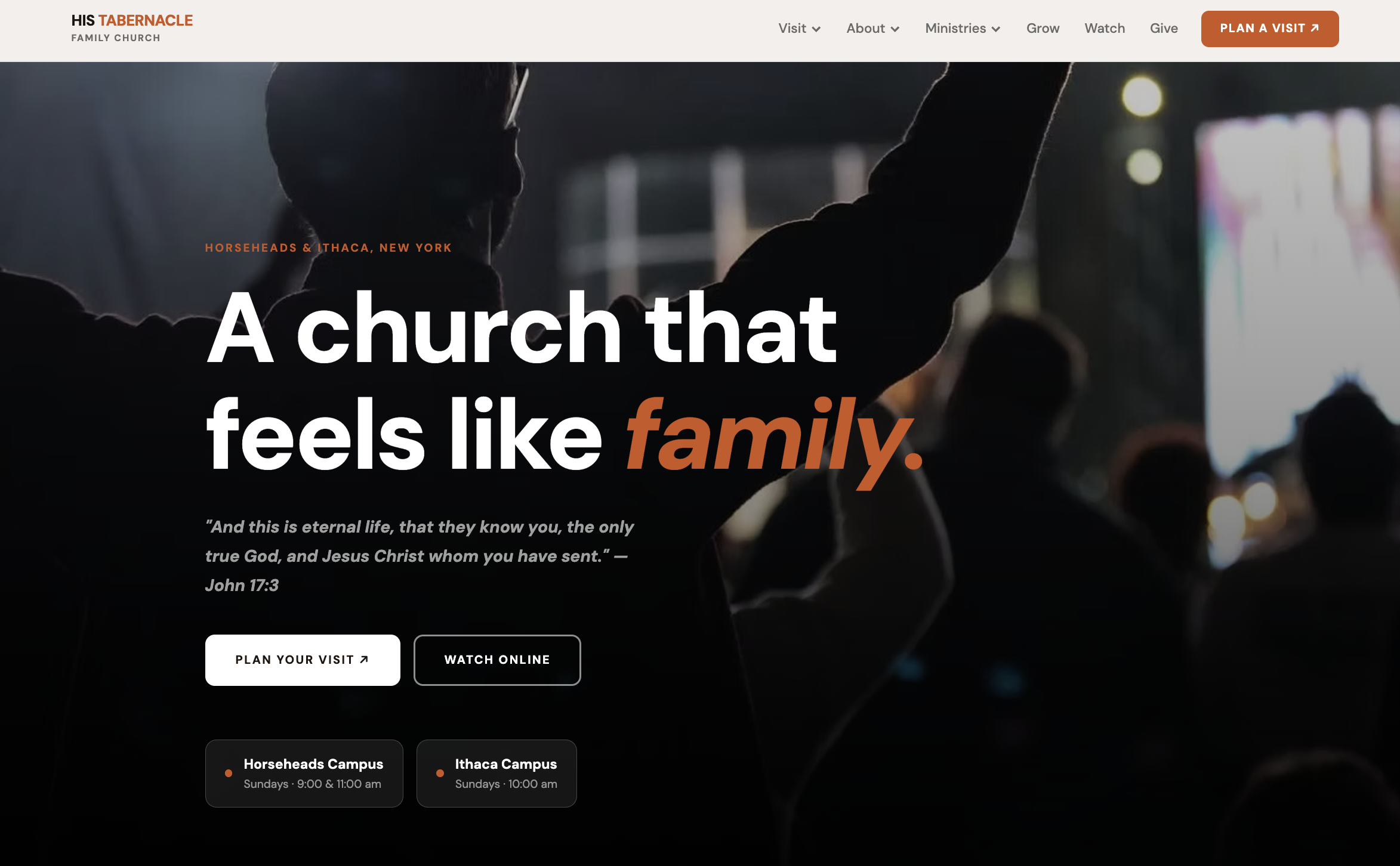 His Tabernacle website