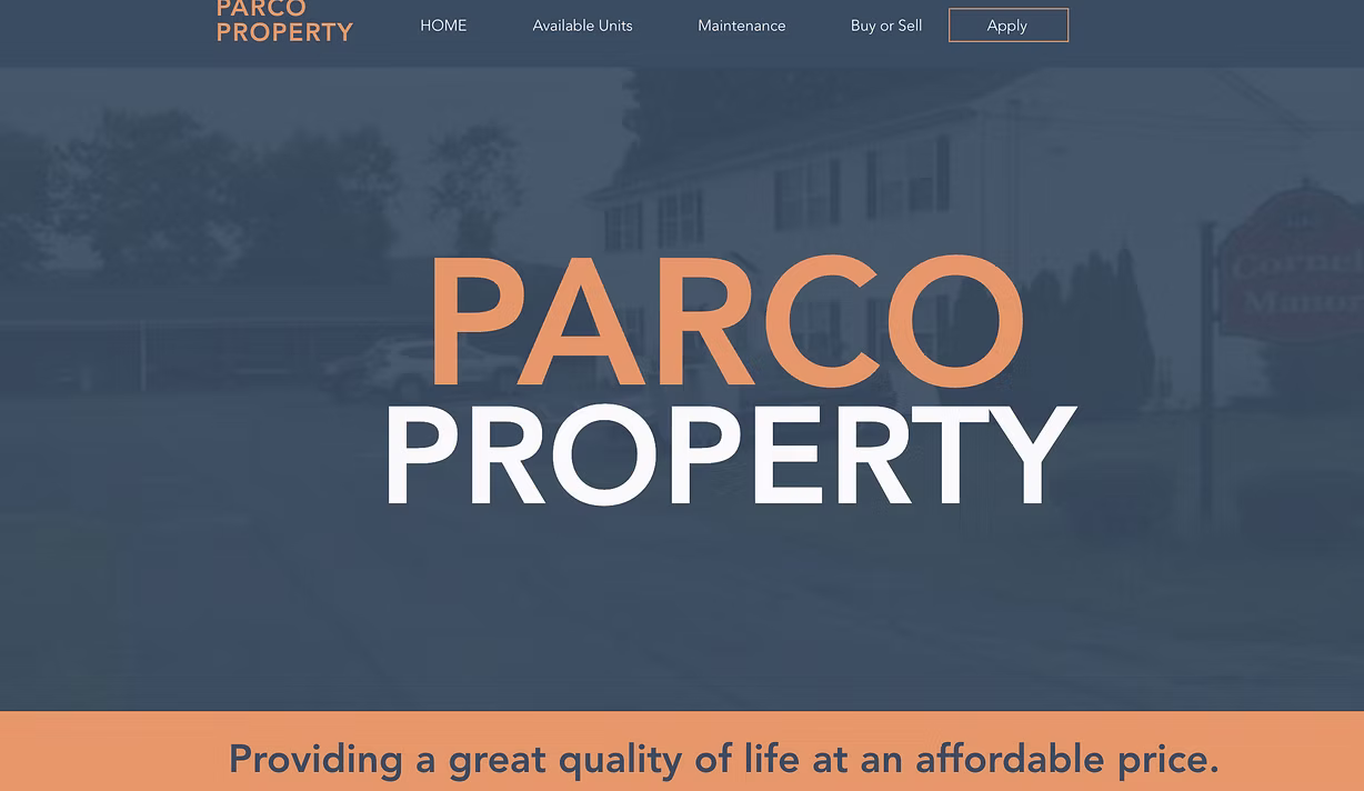 Parco Property website